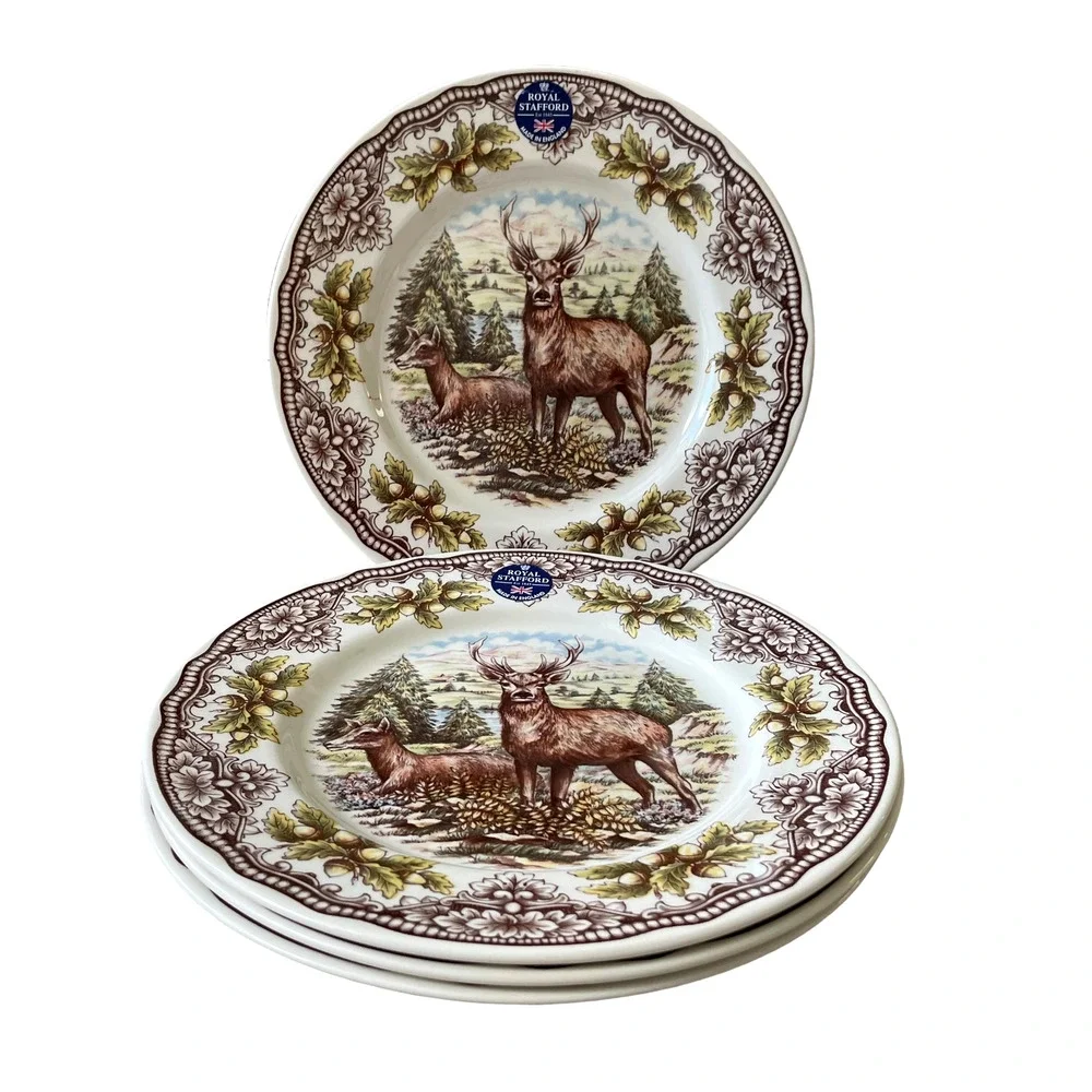 Royal Stafford Homeland STAG Salad Plates Plates 8.5